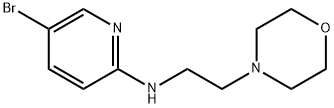 5-Bromo-N-[2-(4-morpholinyl)ethyl]-2-pyridinamine Struktur