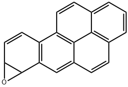 7,8-エポキシ-7,8-ジヒドロベンゾ[a]ピレン 化学構造式