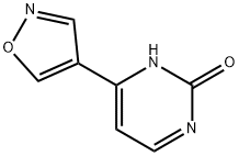 2(1H)-Pyrimidinone,4-(4-isoxazolyl)-(9CI) Struktur