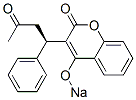 4-(ソジオオキシ)-3-[(R)-1-フェニル-3-オキソブチル]-2H-1-ベンゾピラン-2-オン 化学構造式