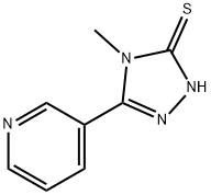 4-METHYL-5-PYRIDIN-3-YL-4H-[1,2,4]TRIAZOLE-3-THIOL Structure