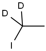 乙基碘-1,1-D2, 3652-82-2, 结构式