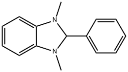 1,3-Dimethyl-1,3-dihydro-2-phenyl-2H-benzimidazole Struktur