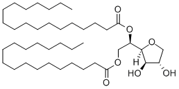 Sorbitan, dioctadecanoate Struktur