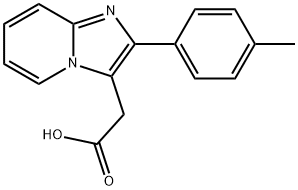 (2-P-TOLYL-IMIDAZO[1,2-A]PYRIDIN-3-YL)-ACETIC ACID 结构式