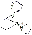 9-Phenyl-2-(1-pyrrolidinyl)bicyclo[3.3.1]nonan-9-ol 结构式