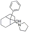 9-Phenyl-2-(1-pyrrolidinyl)bicyclo[3.3.1]nonan-9-ol,36524-99-9,结构式