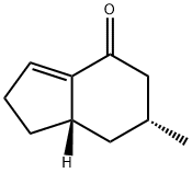 4H-Inden-4-one,1,2,5,6,7,7a-hexahydro-6-methyl-,(6R,7aS)-(9CI) Struktur