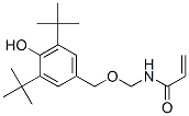 N-(3,5-Di-t-butyl-4-hydroxybenzyloxymethyl)acrylamide Struktur