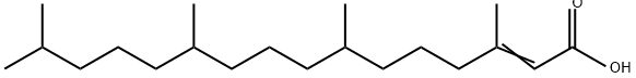 (Z)-3,7,11,15-tetramethylhexadec-2-enoic acid,3653-46-1,结构式