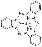 ホウ素サブフタロシアニンクロリド 化学構造式