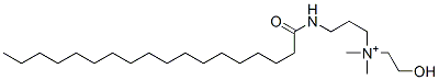 N-(2-羟乙基)-N,N-二甲基-3-[(1-氧代十八烷基)氨基]-1-丙铵 结构式