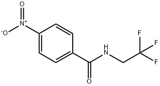 4-硝基-N-(2,2,2-三氟乙基)苯甲酰胺 结构式