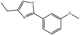 Oxazole, 4-ethyl-2-(3-methoxyphenyl)- (9CI),365427-22-1,结构式