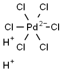 36550-26-2 dihydrogen hexachloropalladate(2-)