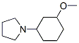 Pyrrolidine, 1-(3-methoxycyclohexyl)- (9CI) Structure