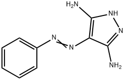 3,5-Diamino-4-phenylazopyrazole Structure