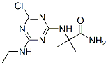 2-Chloro-4-(1-carbamoyl-1-methylethylamino)-6-ethylamino-1,3,5-triazine,36576-42-8,结构式