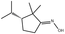 Cyclopentanone, 2,2-dimethyl-3-(1-methylethyl)-, oxime, (1E,3R)- (9CI) 化学構造式