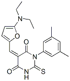 4,6(1H,5H)-Pyrimidinedione,  5-[[5-(diethylamino)-2-furanyl]methylene]-1-(3,5-dimethylphenyl)dihydro-2-thioxo-|