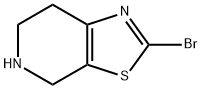 2-ブロモ-4,5,6,7-テトラヒドロチアゾロ[5,4-C]ピリジンHYDROCHLORIDE 化学構造式