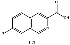 7-氯异喹啉-3-羧酸盐酸盐,365998-39-6,结构式