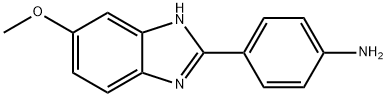 4-(5-甲氧基-1H-苯并[D]咪唑-2-基)苯胺, 366012-74-0, 结构式