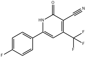 4-(TRIFLUOROMETHYL)-6-(4-FLUOROPHENYL)-1,2-DIHYDRO-2-OXOPYRIDINE-3-CARBONITRILE|6-(4-氟苯基)-2-氧代-4-(三氟甲基)-1,2-二氢吡啶-3-甲腈