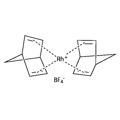 BIS(NORBORNADIENE)RHODIUM (I) TETRAFLUOROBORATE Structure