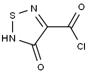 1,2,5-Thiadiazole-3-carbonyl chloride, 4,5-dihydro-4-oxo- (9CI) Struktur