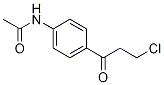 AcetaMide, N-[4-(3-chloro-1-oxopropyl)phenyl]-,3663-97-6,结构式