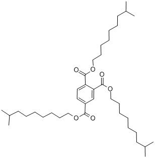 トリメリト酸トリイソデシル 化学構造式