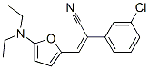 Benzeneacetonitrile,  3-chloro--alpha--[[5-(diethylamino)-2-furanyl]methylene]-|