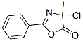 5(4H)-Oxazolone,  4-chloro-4-methyl-2-phenyl- Struktur