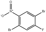 1,4-二溴-2-氟-5-硝基苯,366496-33-5,结构式