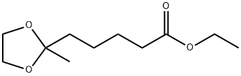 5-(2-Methyl-1,3-dioxolan-2-yl)valeric acid ethyl ester Struktur