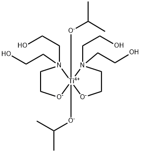 Titanium bis(triethanolamine)diisopropoxide Structure