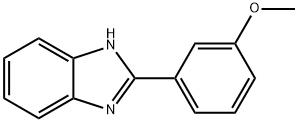2-(3-メトキシフェニル)-1H-1,3-ベンゾジアゾール 化学構造式