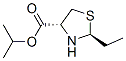 4-Thiazolidinecarboxylicacid,2-ethyl-,1-methylethylester,(2S,4R)-(9CI) 结构式