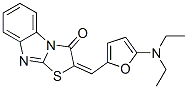 Thiazolo[3,2-a]benzimidazol-3(2H)-one,  2-[[5-(diethylamino)-2-furanyl]methylene]- 结构式