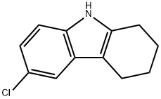 6-クロロ-1,2,3,4-テトラヒドロカルバゾール 化学構造式