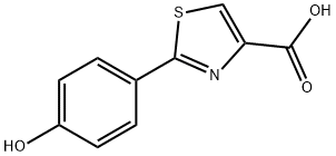 4-Thiazolecarboxylic acid, 2-(4-hydroxyphenyl)-|2-(4-羟基苯基)-1,3-噻唑-4-羧酸