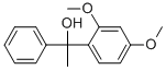 1-フェニル-1-(2,4-ジメトキシフェニル)エタノール 化学構造式