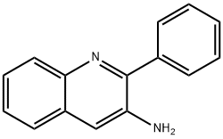 2-フェニルキノリン-3-アミン 化学構造式
