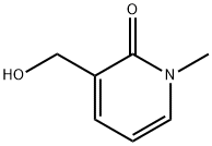 2(1H)-Pyridinone, 3-(hydroxymethyl)-1-methyl- Struktur