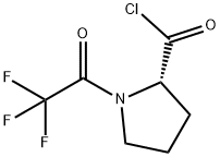 (S)-(-)-N-(TRIFLUOROACETYL)PROLYL CHLORIDE Struktur