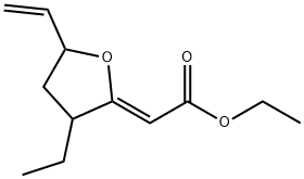 Acetic acid, (5-ethenyl-3-ethyldihydro-2(3H)-furanylidene)-, ethyl ester, (2Z)- (9CI)|