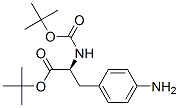 N-BOC-4-AMINO-L-PHENYLALANINE-T-BUTYL ESTER Structure
