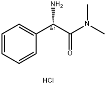 (S)-2-氨基-N,N-二甲基-2-苯基乙酰胺盐酸盐, 367259-26-5, 结构式
