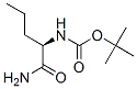 Carbamic acid, [(1R)-1-(aminocarbonyl)butyl]-, 1,1-dimethylethyl ester (9CI) 化学構造式